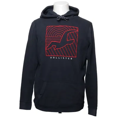 Capuchon sweater (Zwart, Rood) van Hollister Katoen, Polyester