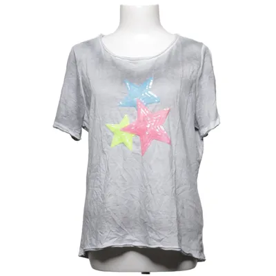 T-shirt (Gris, Multicolore) de Zwillingsherz Coton, Modal