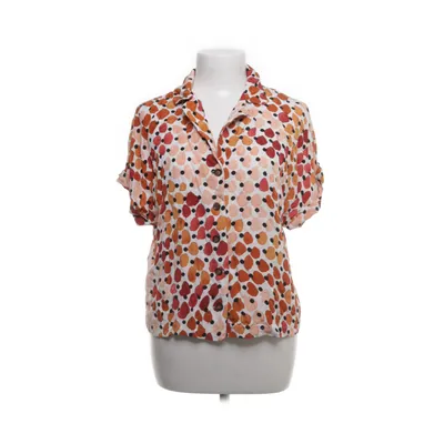 Korte mouwen shirt (Wit, Bruin) van Mango Suit Viscose