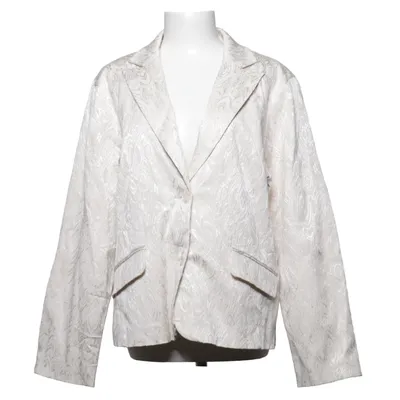 Blazer (Blanc) de Lindon Acétate, Coton, Élasthane, Polyester