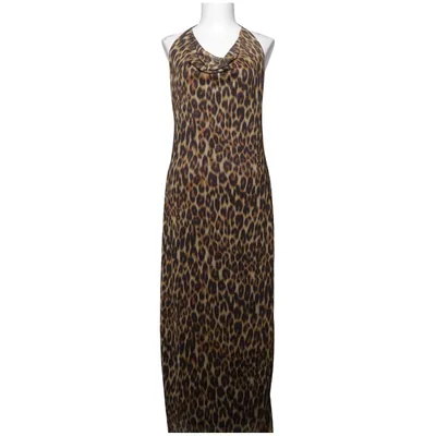 Maxikjole (Brun, Sort) fra Pull & Bear Polyester