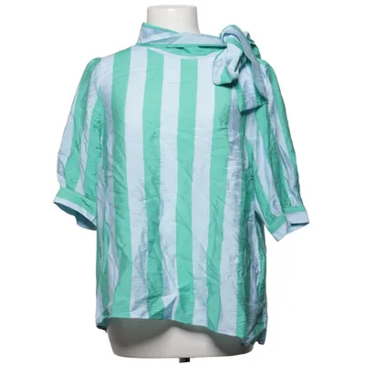 Schluppenbluse (Grün, Blau) von Holly & Whyte by Lindex Polyamid, Viskose
