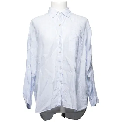 Shirt (Blauw, Wit) van Massimo Dutti Linnen