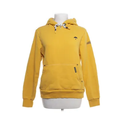Capuchon sweater (Geel) van Schmuddelwedda Katoen, Elastaan, Polyester
