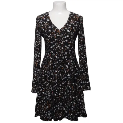 Wickelkleid (Schwarz, Weiß, Braun) von Chlea London Elasthan, Polyester