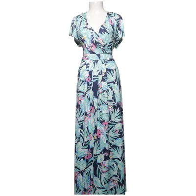 Jurk (Blauw, Meerkleurig) van Paprika Elastaan, Polyester