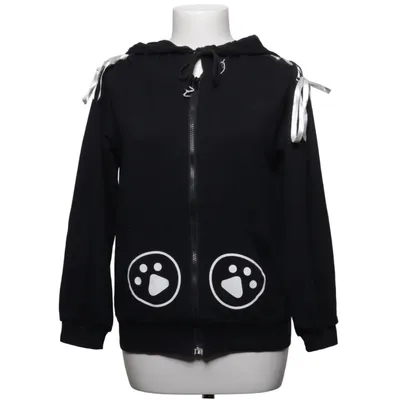 Capuchon sweater (Zwart) van Banned Alternative Katoen