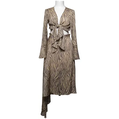 Dress (Beige, Gray) from Adoore Polyester