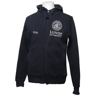 Huvtröja (Blå) från Lunds Universitet Ekologisk bomull, Polyester