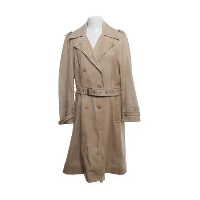 Läderkappa (Beige) från Part Two Polyester, Skinn