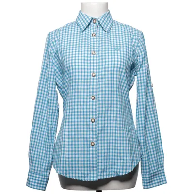 Chemise (Bleu, Blanc) de Os Trachten Coton, Polyester