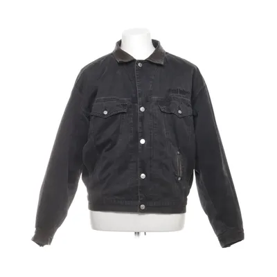 Lined denim jacket (Black) from Diesel Industry Polyamide, Polyester
