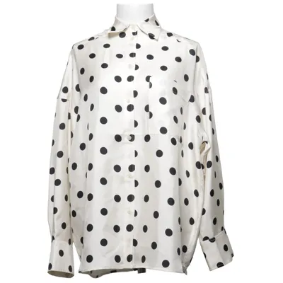 Blouse (White, Black) from Róhe