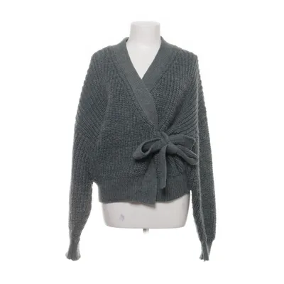 Slå om-cardigan (Grå) fra Guido Maria Kretschmer Akryl, Genanvendt polyester, Uld