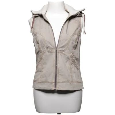 Outdoor vest (Beige) van VILA Katoen, Elastaan, Polyester