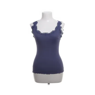 Tanktop (Blauw) van Rosemunde Katoen, Zijde