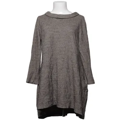 Turtleneck dress (Gray) from Nature Acrylic, Cotton, Wool