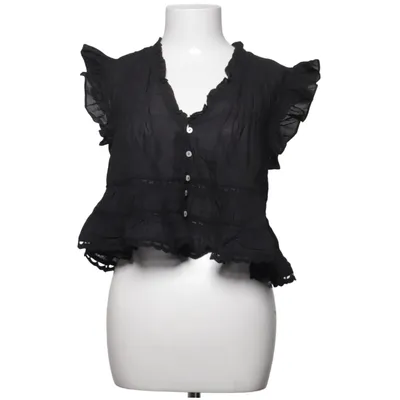 Top (Zwart) van H&M Katoen, Viscose