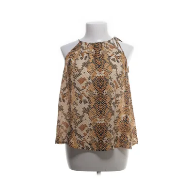 Haltertop (Bruin, Geel) van Pigalle Polyester