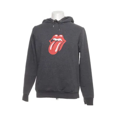 Huvtröja (Grå, Röd) från The Rolling Stones Bomull, Polyester