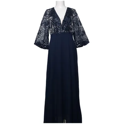 Aftonklänning (Blå, Flerfärgad) från Shein Polyester