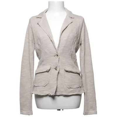 Blazer (Beige) fra Gwynedds Bomuld, Polyester, Viscose