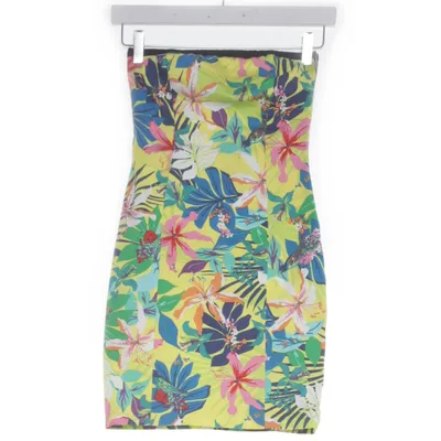 Jurk (Geel, Meerkleurig) van Zara Trafaluc Collection Katoen, Elastaan
