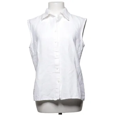 Top (White) from Machine Cotton, Linen, Viscose