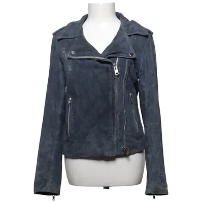Biker jacket (Gray) from MDK Cotton, Polyester, Suede