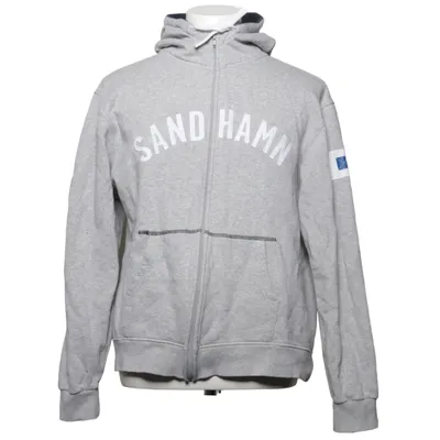 Sweat à capuche (Gris) de Sandhamn Coton, Polyester