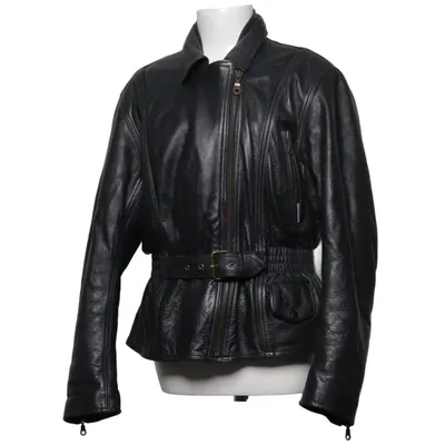 Leather jacket (Black) from 4Bikers Leather, Polyester