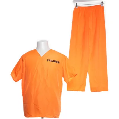 Maskeradkläder (Orange) från I Love Fancy Dress Polyester