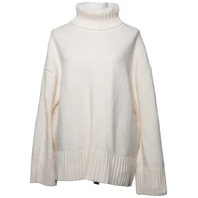 Turtleneck (White) from H&M Acrylic, Polyester, Wool