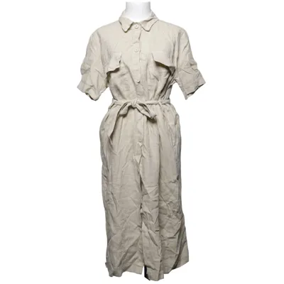 Shirt dress (Beige) from Bessie Linen
