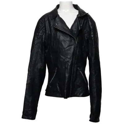 Biker jacket (Black) from Girls United Polyester, Polyurethane, Viscose