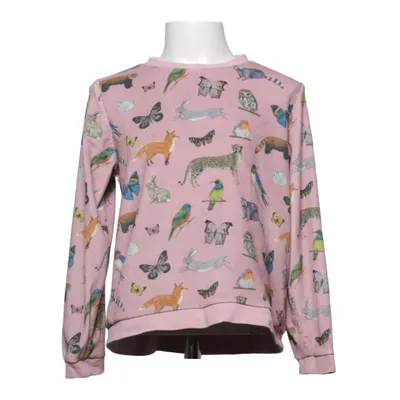 Sweatshirt (Roze, Meerkleurig) van Kelzuki x H&M Polyester, Elastaan