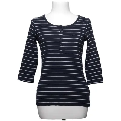 T-shirt manches longues (Bleu, Blanc) de C&A Coton, Élasthane