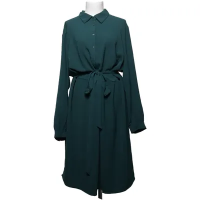 Shirt dress (Green) from Anna Field Curvy Polyester