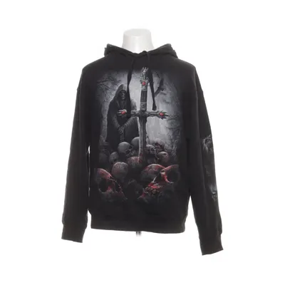 Huvtröja (Svart, Röd, Grå) från Spiraldirect Bomull