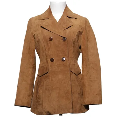 Läderkappa (Brun) från Zara Basic