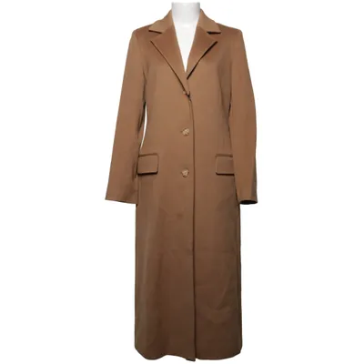 Coat (Brown) from D&V Collection Acetate, Viscose, Wool