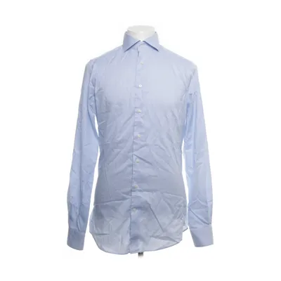 Skjorte (Hvid, Blå) fra Suitsupply Bomuld