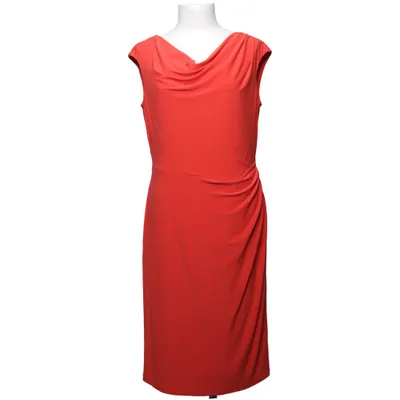 Kjole (Rød) fra Lauren Ralph Lauren Elastan, Polyester