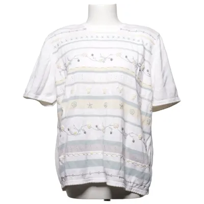 Top (White, Multicolored) from Alfred Dunner Cotton, Viscose