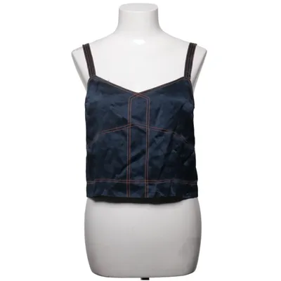 Crop top (Bleu) de WERA Soie