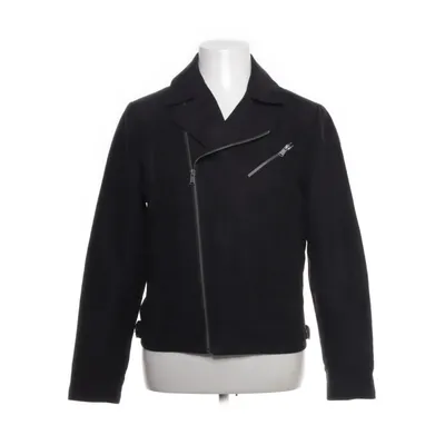 Bikerjack (Zwart) van Mango Man Polyester, Katoen