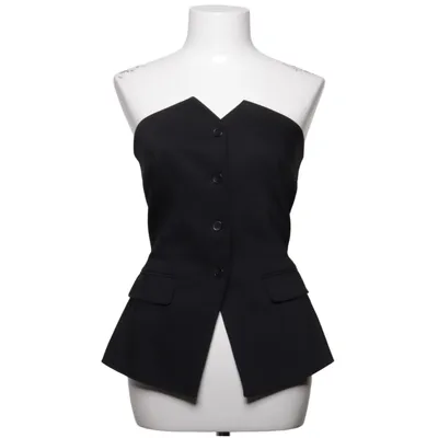Top tube (Noir) de STOCKH LM Studio Coton, Élasthane, Polyester, Viscose