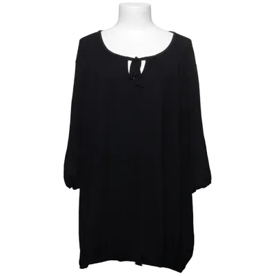 Topp (Svart) från Janina Curved Elastan, Viskos