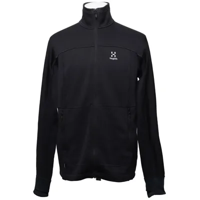 Fleece jacket (Black) from Haglöfs Elastane, Recycled polyester
