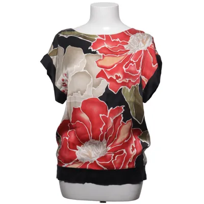 Top (Rood, Zwart, Beige, Groen) van Talking French Elastaan, Zijde